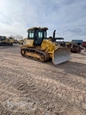 Used Komatsu Bulldozer in yard